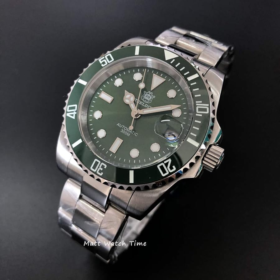 Steeldive SD1953 Diving Watch, SUB (Hulk), NH35, AR Sapphire